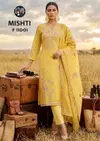 Mishti By Four Dots Mal Chanderi Cotton Designer Salwar Suits